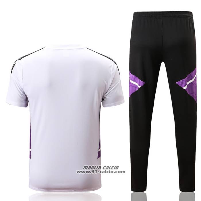Tuta da Track
 Real Madrid Manica Corta
 2022-2023 Bianco
 e 
Purpura